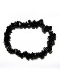 Bracelet chips, pierres précieuses, pierres naturelles, gemmes, onyx noir